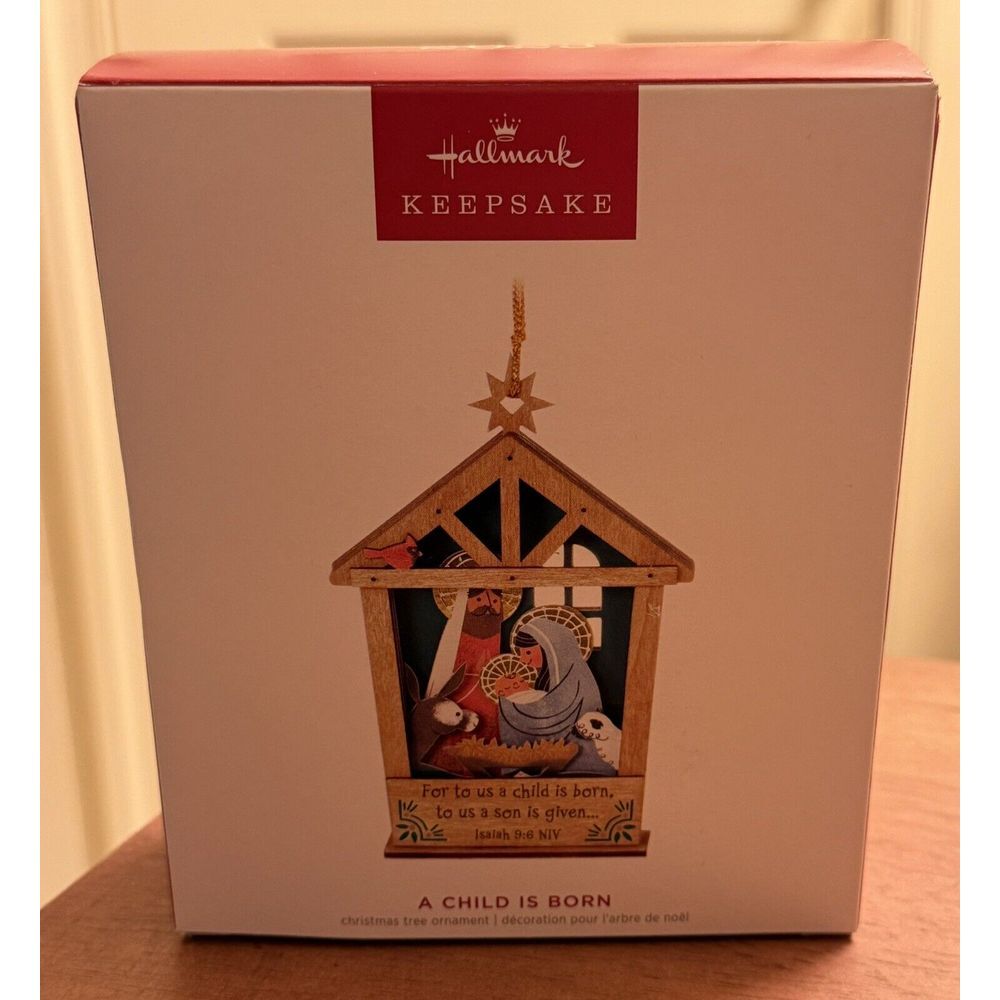 2023 Hallmark Keepsake‎ A Child Is Born Christmas Tree Ornament